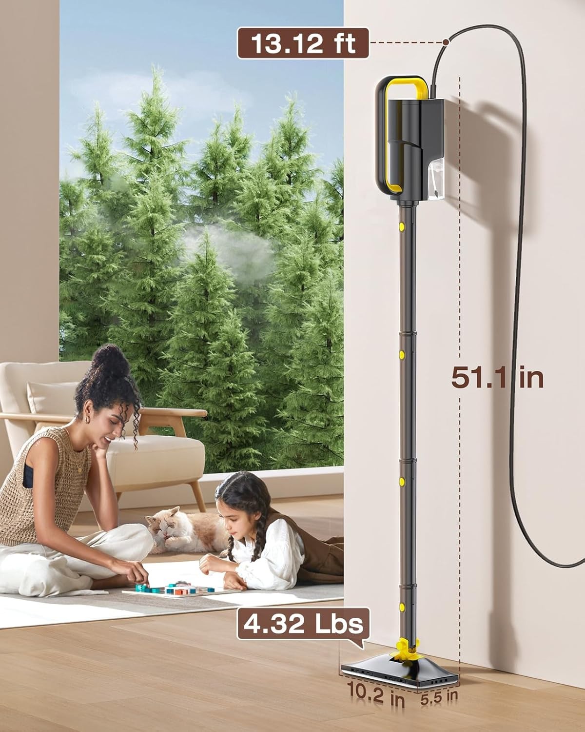 Transform Your Cleaning Routine with 10-in-1 Steam Mop & Handheld Steamer