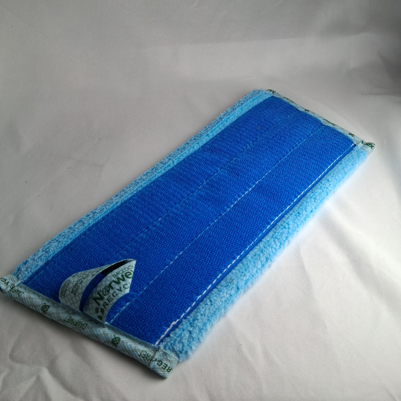 NEW Norwex Wet Mop Pad Small | Blue | Recycled Material | BacLock Technology