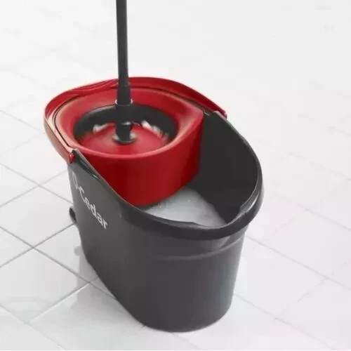 O-Cedar EasyWring Spin Mop & Bucket System- Free Ship- No Import Fees