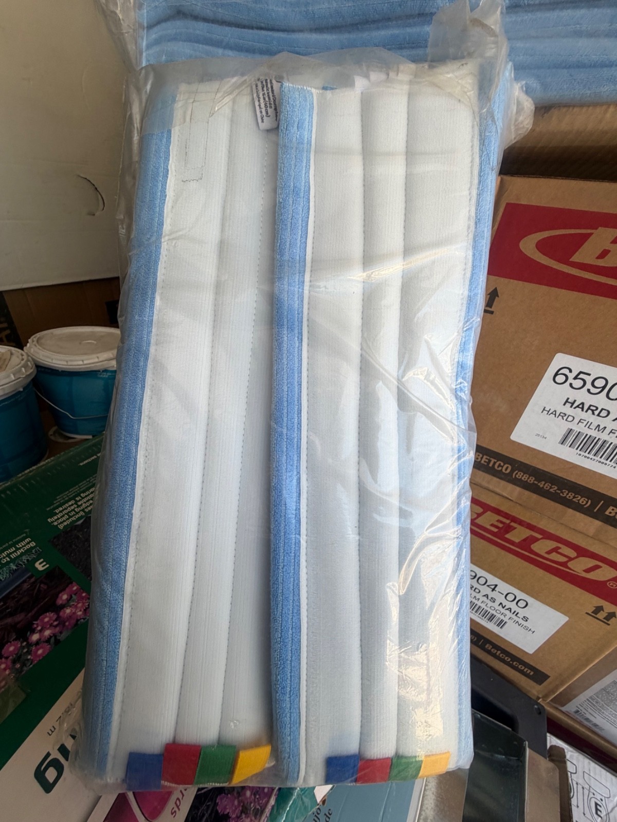 20 Pack Diversey Taski Micro Dry Wet Mop Pad Refills 16 in / 40 cm