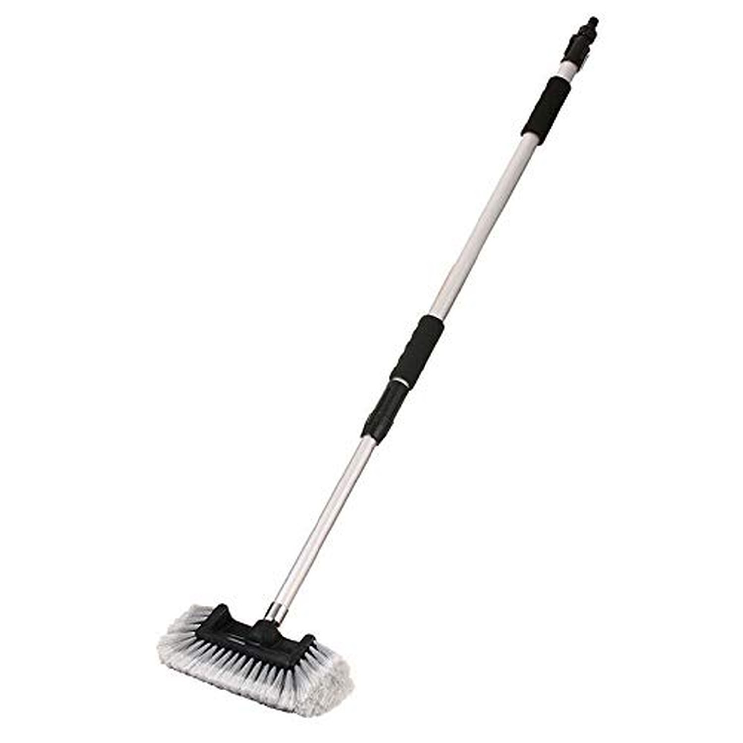 CARCAREZ Flow Thru Dip Car Wash Brush with 60″ Long Dismountable Handle for A…