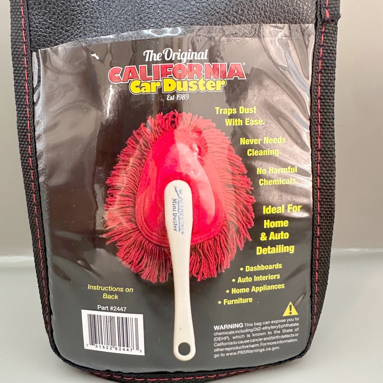 The Original California Car Duster Mini Duster Interior Detailer With Case #2447