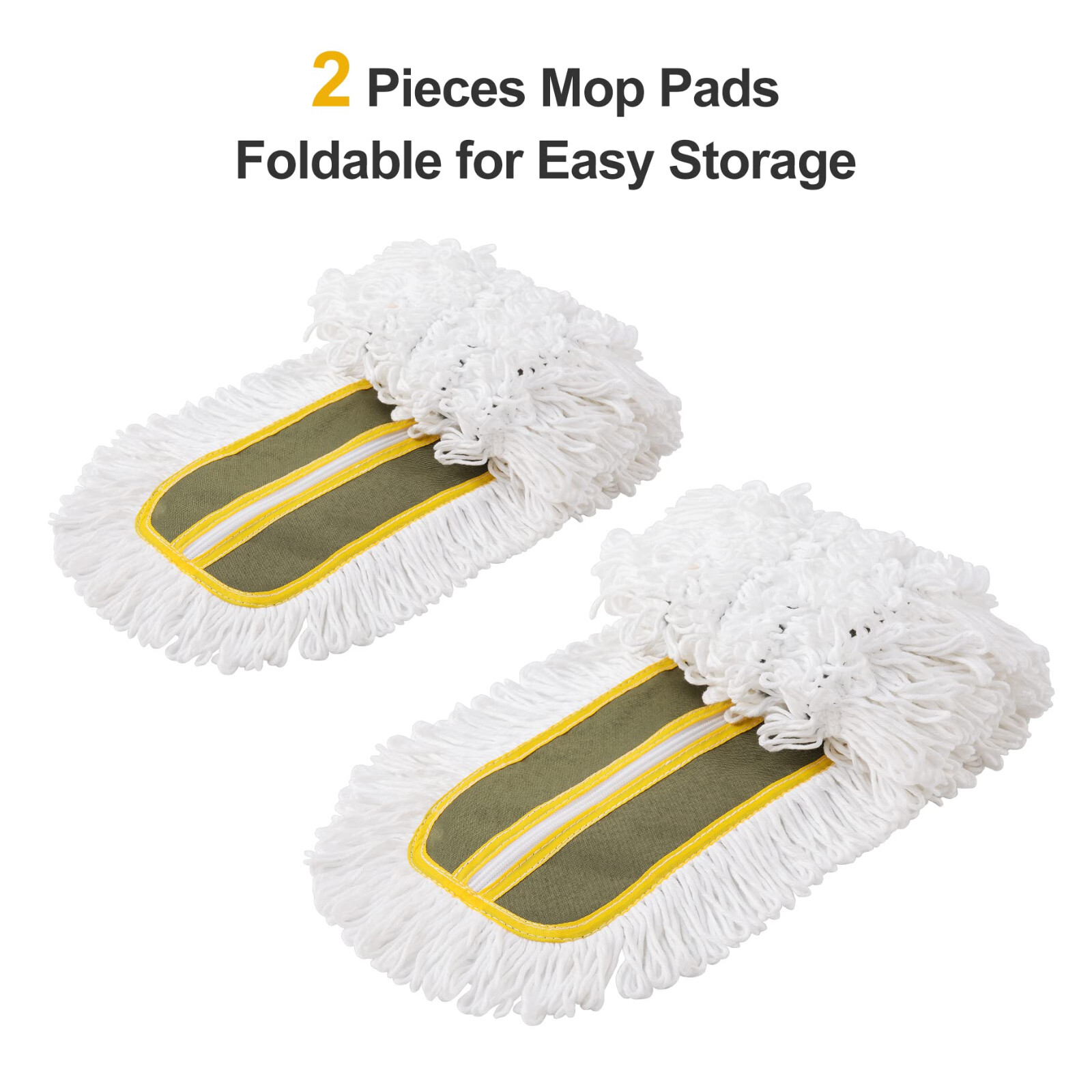 36″ Microfiber Mop Pads 2 Pieces Just Fit CLEANHOME Industrial Dust Mop: B08R3F1