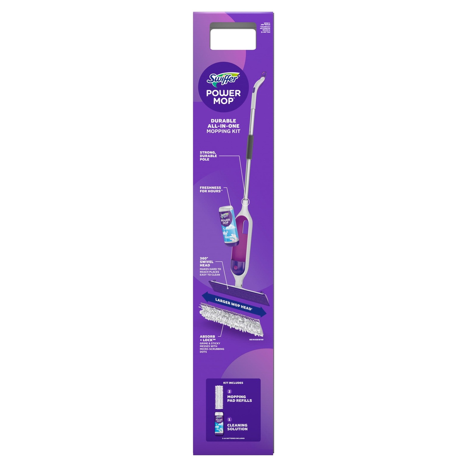 Swiffer Power Mop, Floor Cleaner, Tile, Vinyl, Laminate, Wood, Floor Cleaner