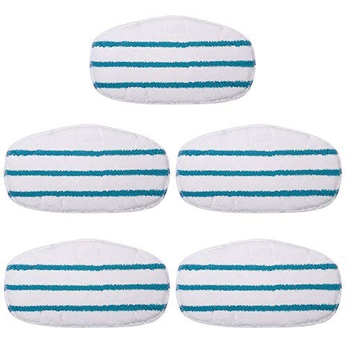 Durable & Washable Steam Mop Pads – Compatible with PurSteam 10-in-1 (5 Pack)