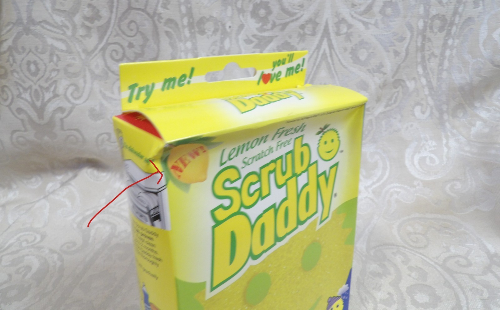New! Lot 3 Vintage Scrub Daddy Lemon Scent Sponge Made in Germany