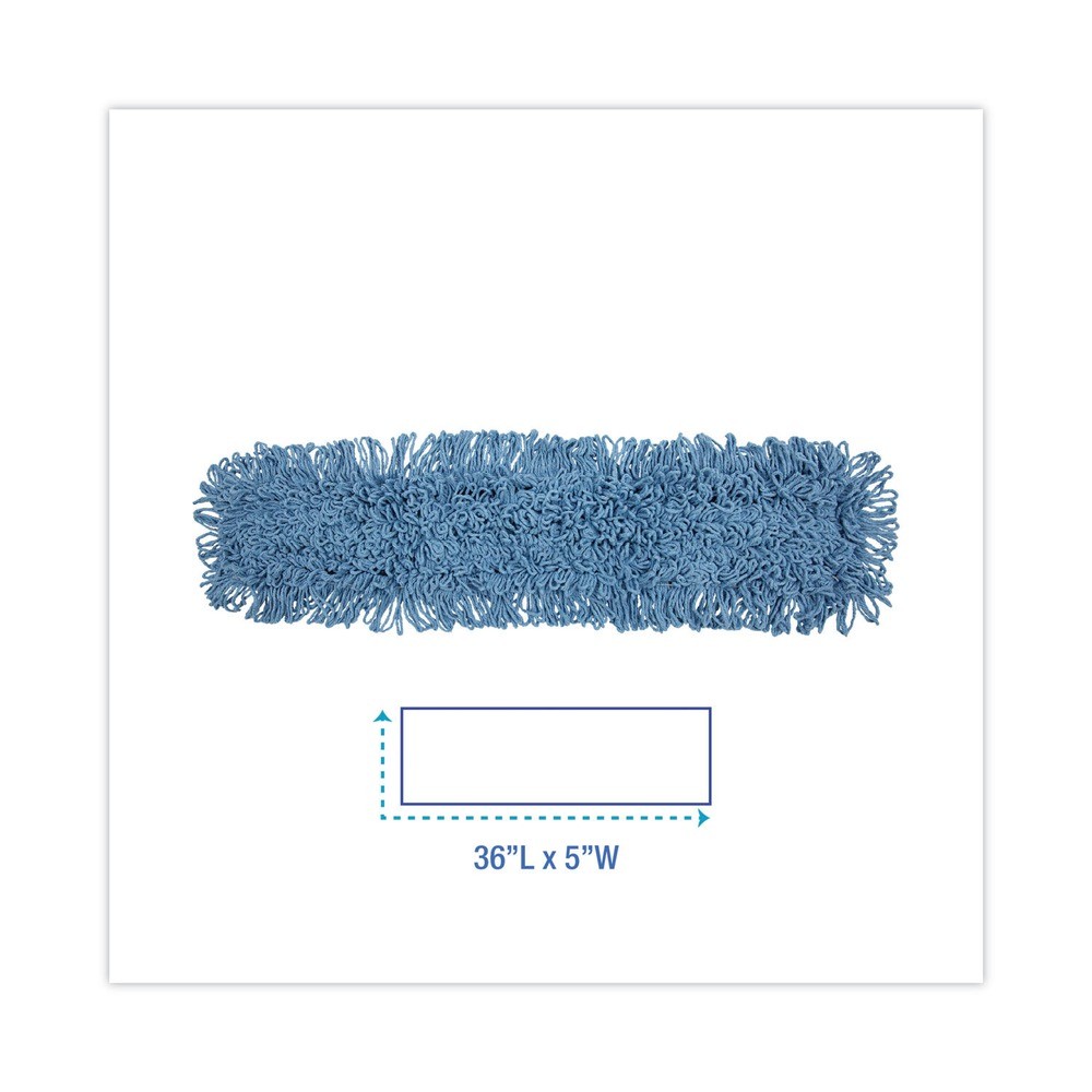 Boardwalk 1136 36″ x 5″ Looped-End Cotton/Synthetic Blend Dust Mop Head – BL New