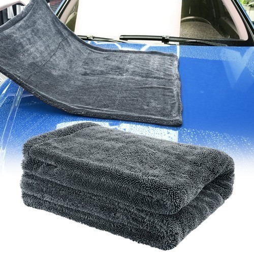 Water Absorbing Car Wash Microfiber Drying Towel Twisted Loop 24 x 36″ 1500GSM