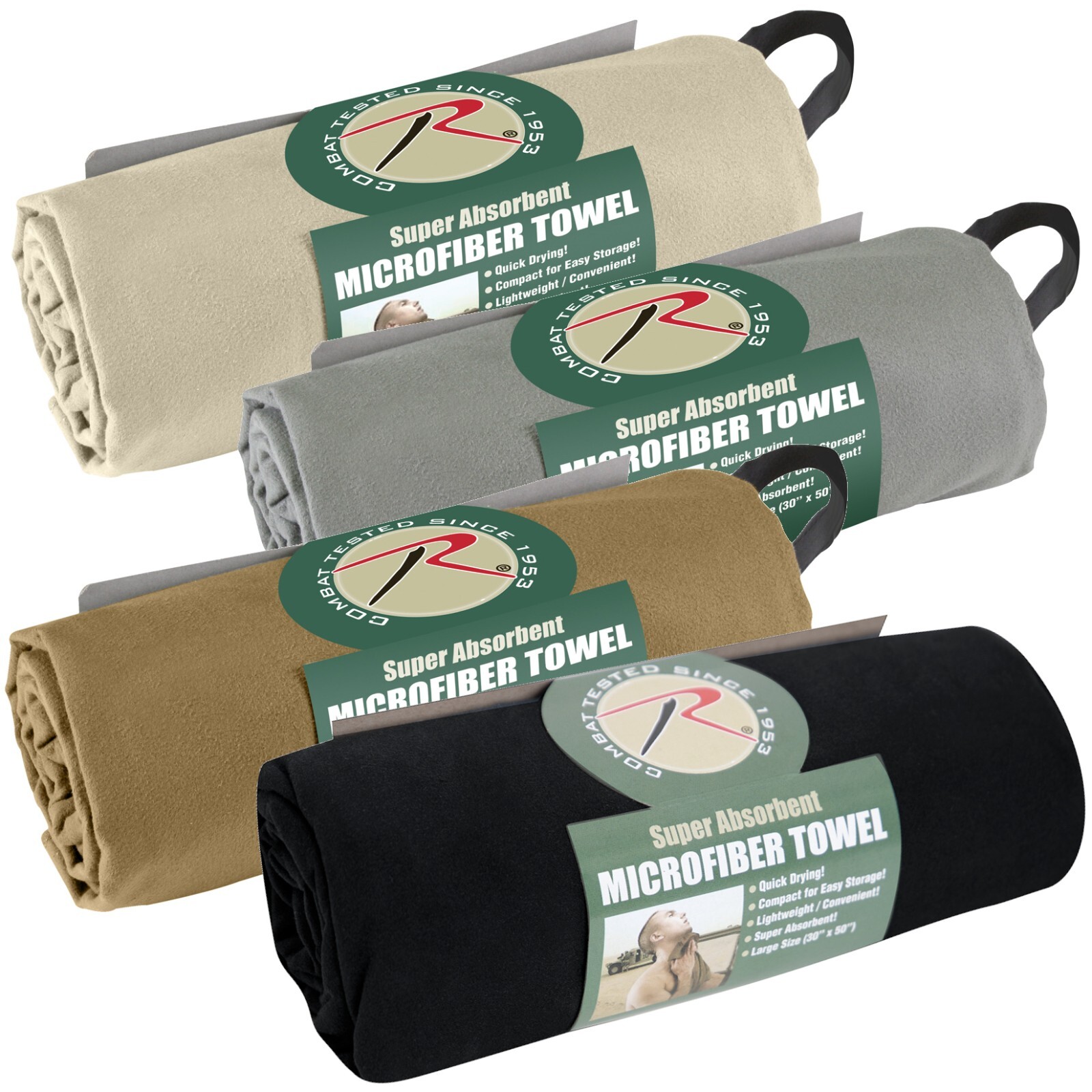 Micro Fiber Towels – Microfiber Body & Hand Towels – 30″ x 50″ or 15″ x 24″