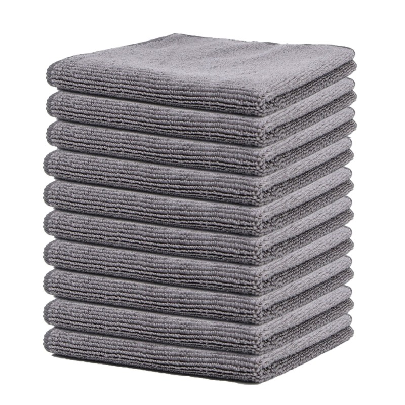 25X25Cm Microfiber Cloth for Car Drying And Glass Cleaning Without Water Label