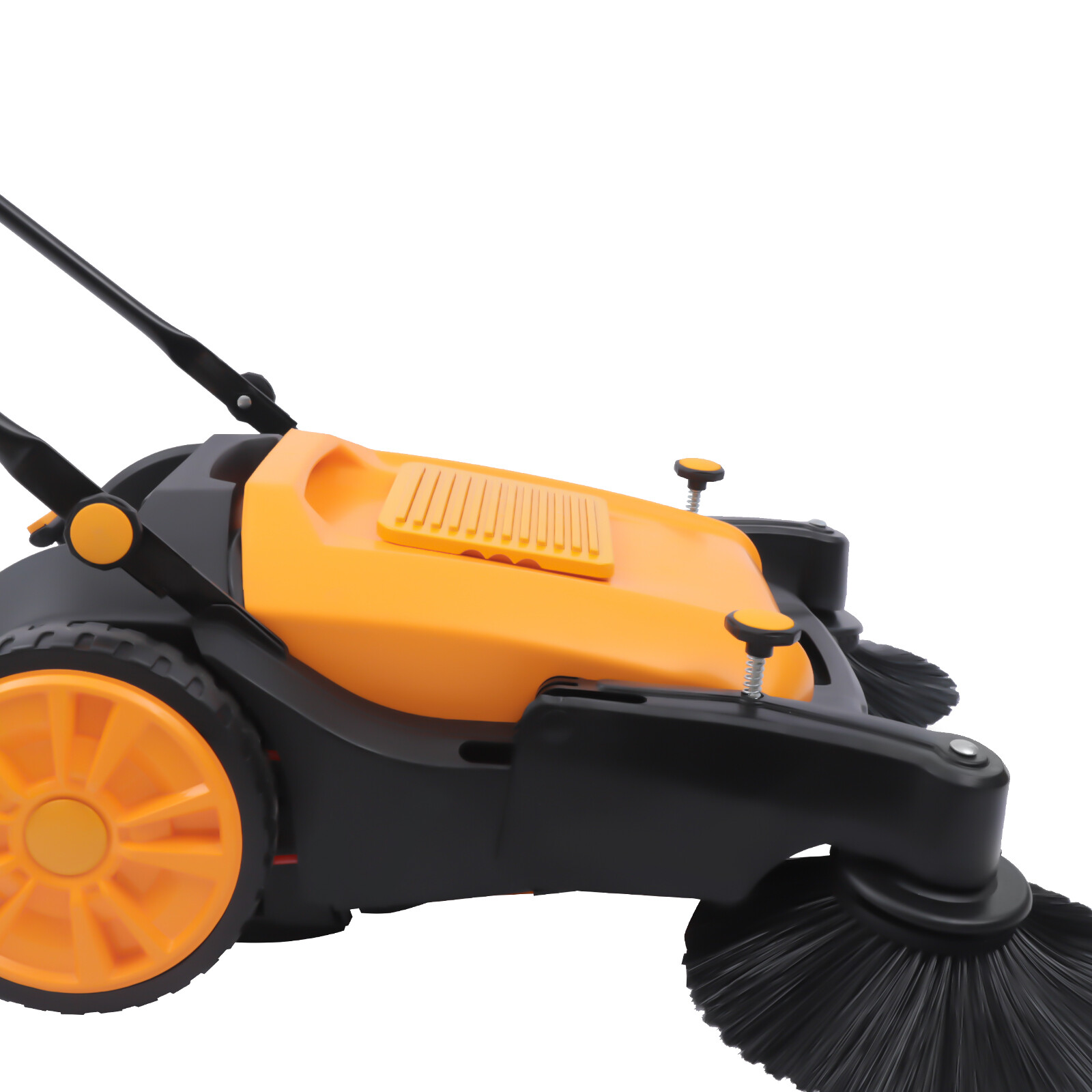 41” Walk-Behind Sweeper Street Pavement Sweeping Broom Floor Road Cleaner