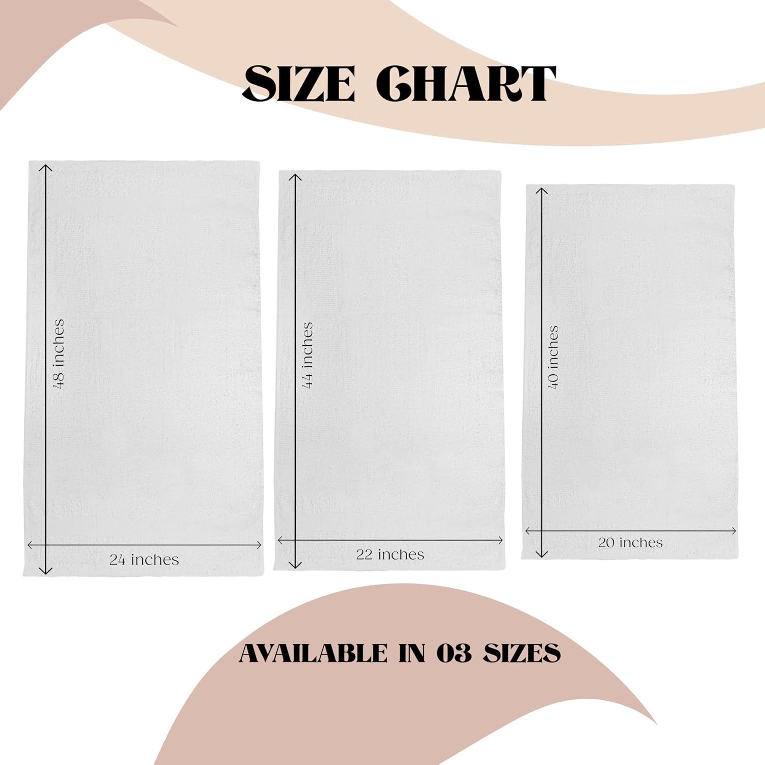 Pack of 12 White Bath Towels Bulk 20×40 Inches -100% Cotton Economy Cheap Bath
