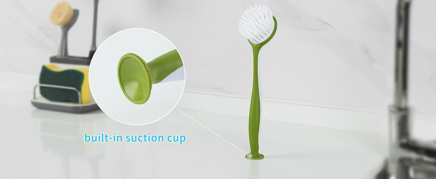 Round Dish Brush, Size: Dia 5.5 x 25cm – Pack of 3