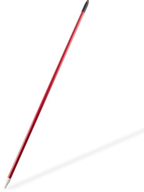 4022705 Fiberglass Broom Handle, Mop Handle, Replacement 1 Red/Black/White