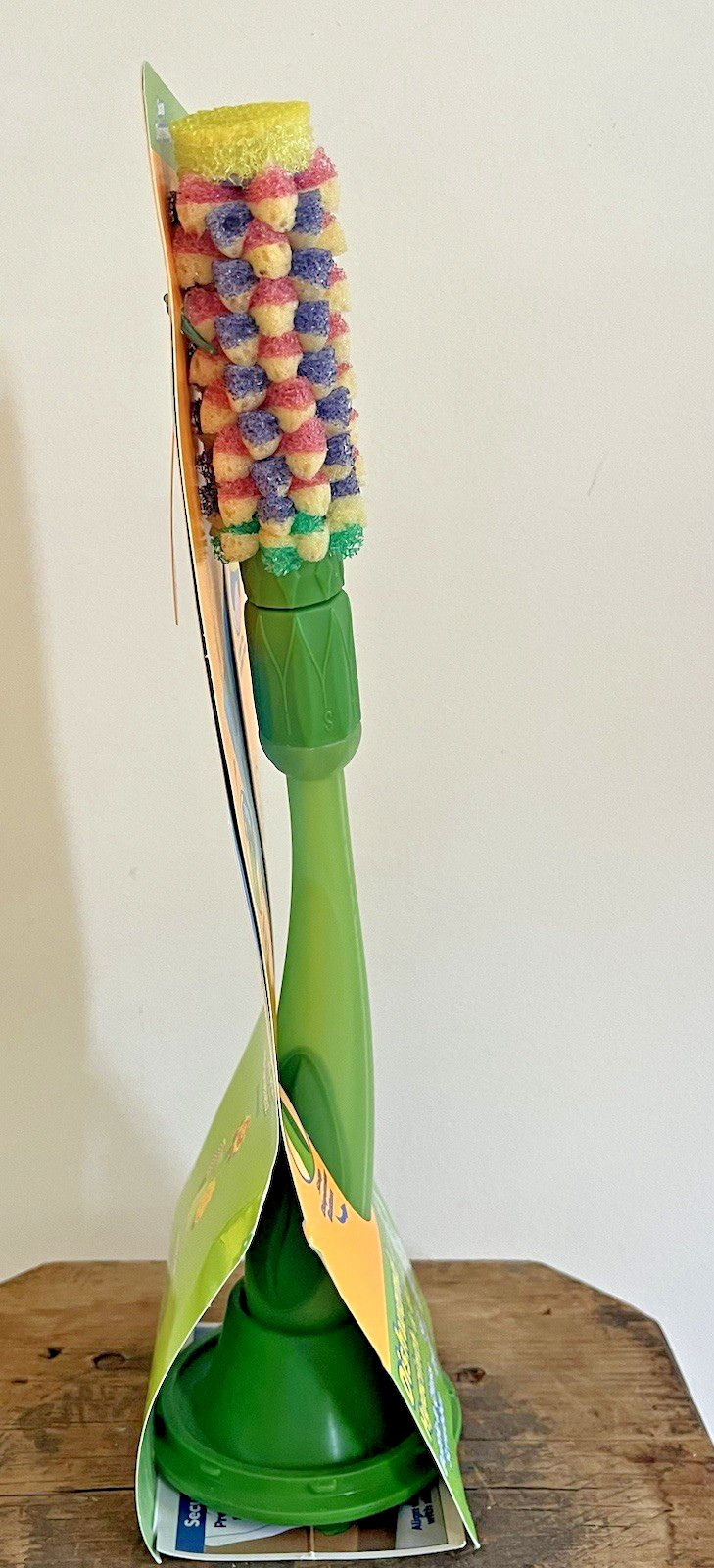 New Scrub Daisy Daddy Hyacinth & Base Dishwand System Bottle Glass Scrubber