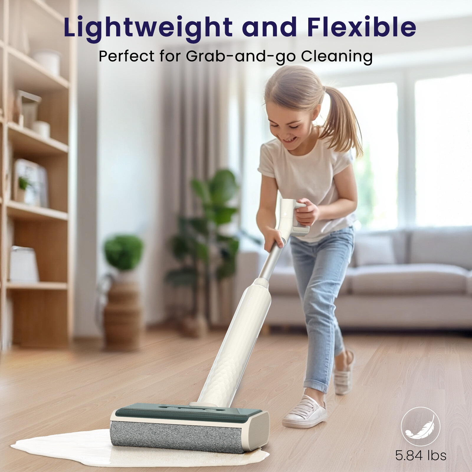 Lefant Wet Dry Vacuum Mop Self-Cleaning Lightweight Cordless Smart Floor Cleaner