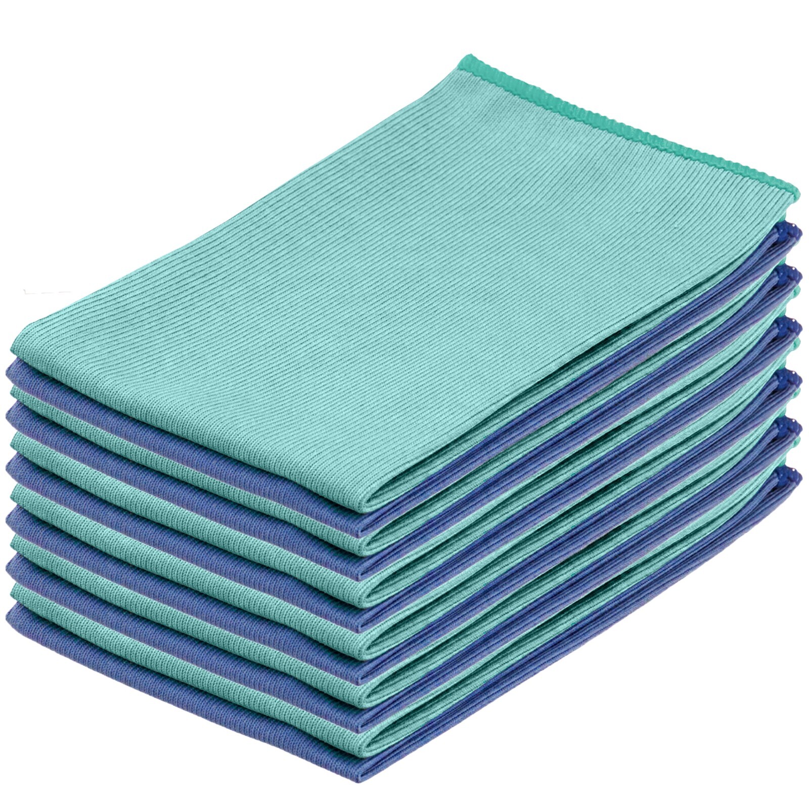 Superio Microfiber Cloth Glass Cleaning Cloth for Mirror/Window Streak Free