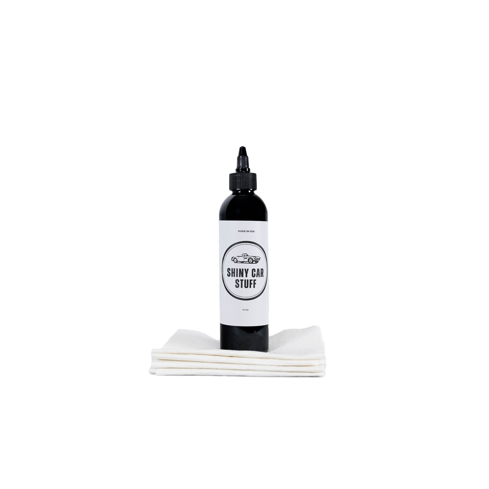 Shiny Car Stuff 8oz + 4 FREE Application Towels
