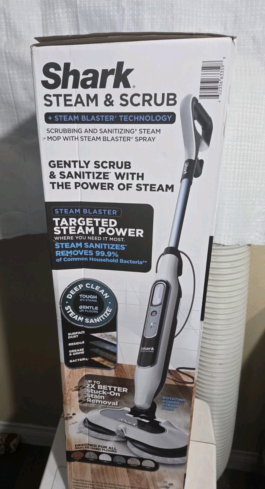 New Shark Scrub and Sanitize Steam Mop S7001