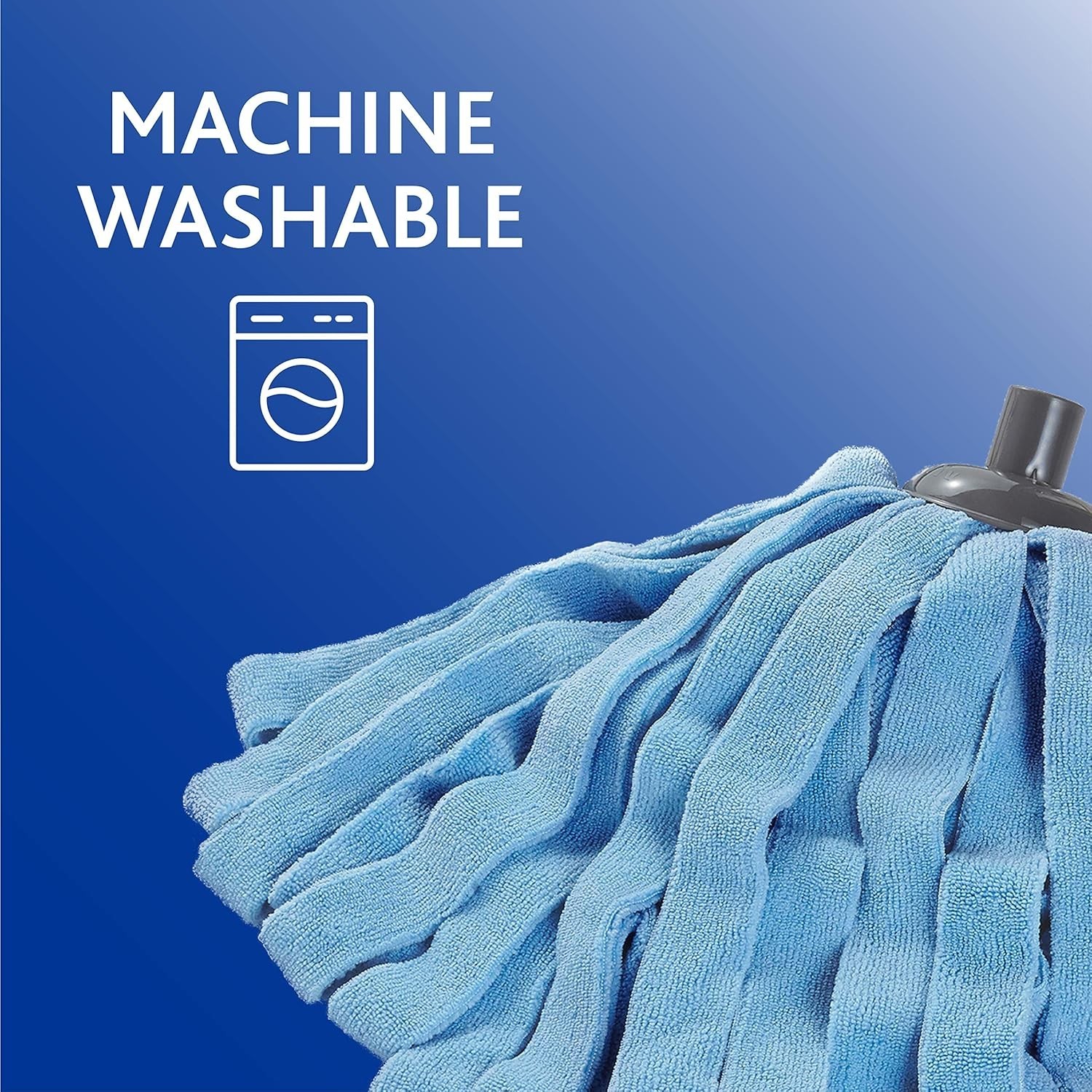 O-Cedar Microfiber Cloth Mop Refill, Blue 1 Count (Pack of 1) Washable Reusable