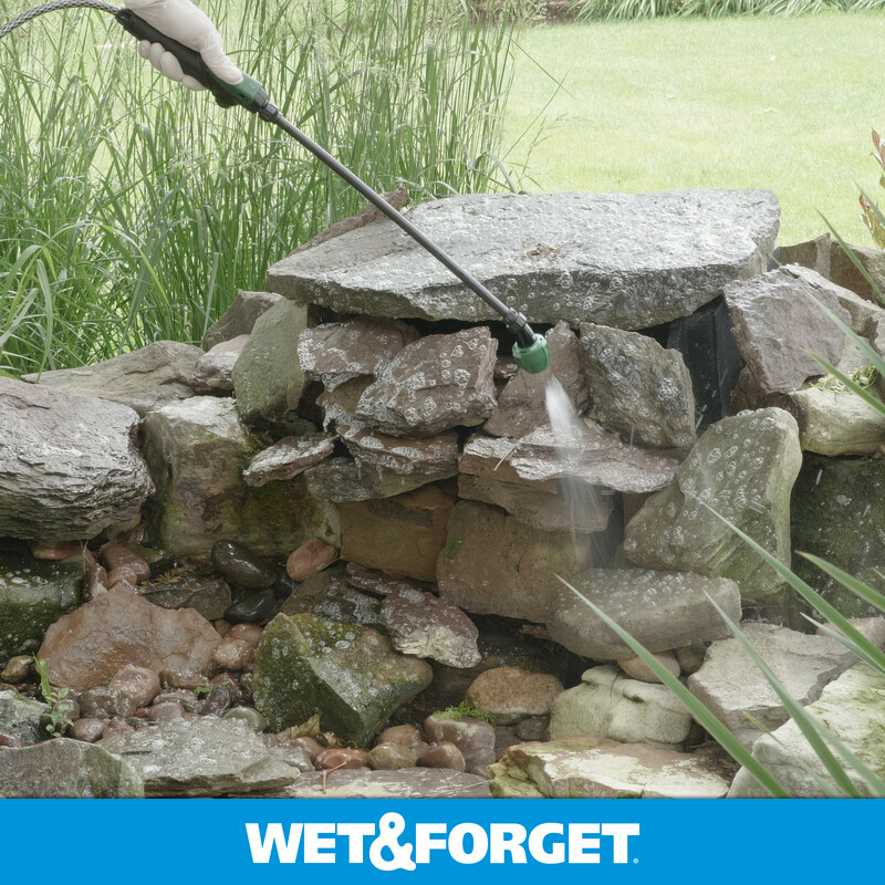 WET & FORGET Mold & Mildew STAIN REMOVER 1 Gallon Moss Algae All Surface Spray
