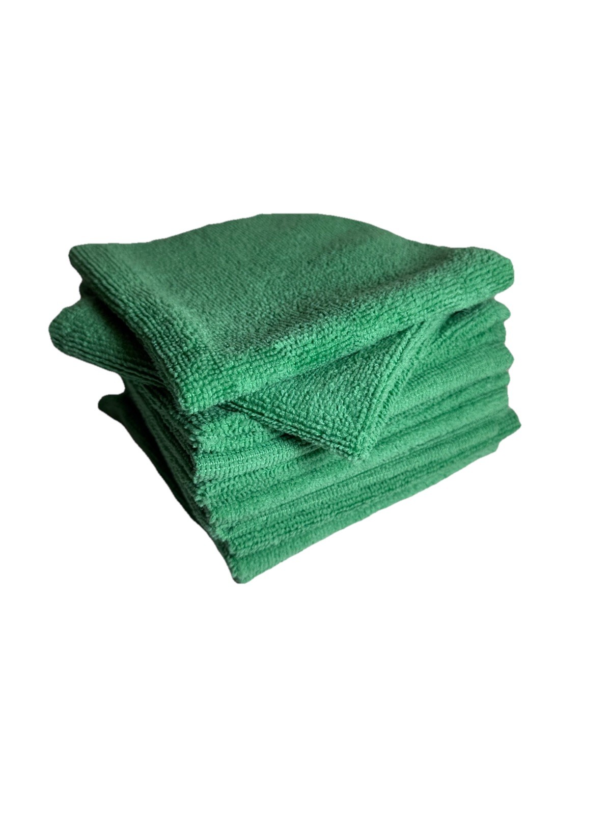 Pro Source Cleaning Microfiber Cloths 12×12 Pack Of 50 Color Green (washable)