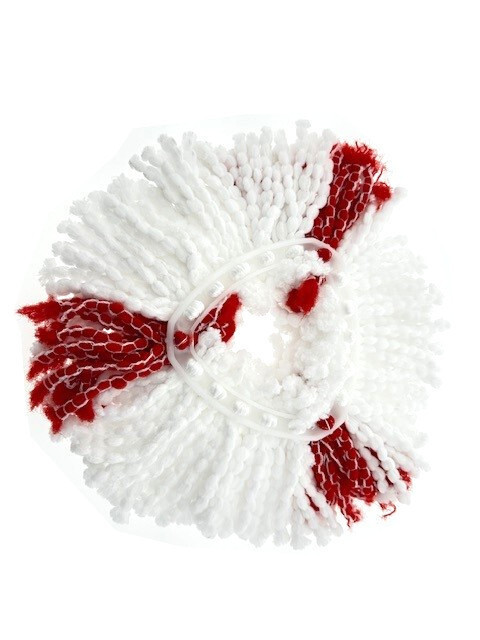 Vileda Easy Wring And Clean Replacement Covers White Red Heads for & C