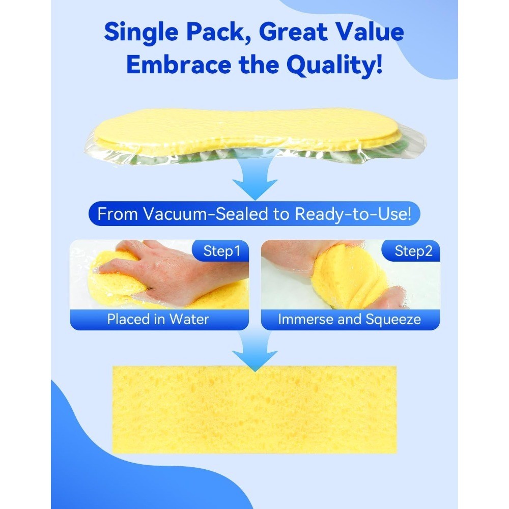 Car Wash Sponge Large Cleaning Sponge All Purpose Scrubber Sponge Easy Grip