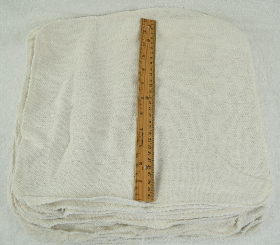 SIMPLI-MAGIC Premium Shop Towels / 14”x12” / White / 50 Count