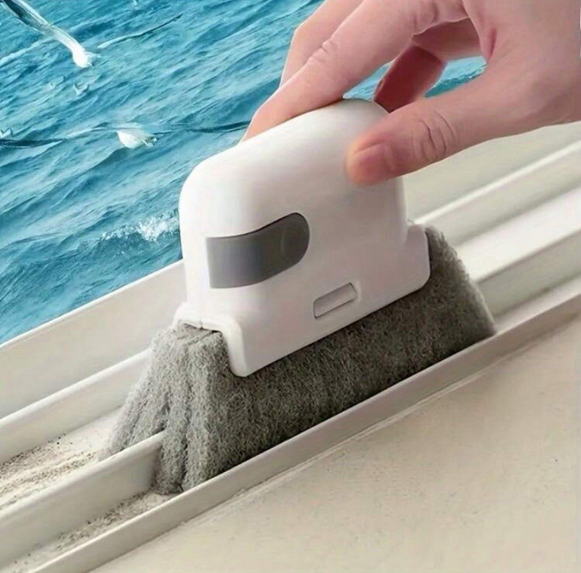 Easily Clean Small Gaps And Frame With The Universal Window Track Cleaning Brush