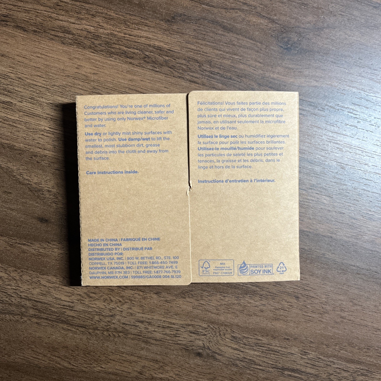 Norwex Mini Window Cloth Pack Of 10 Brand New- Great For Glasses!
