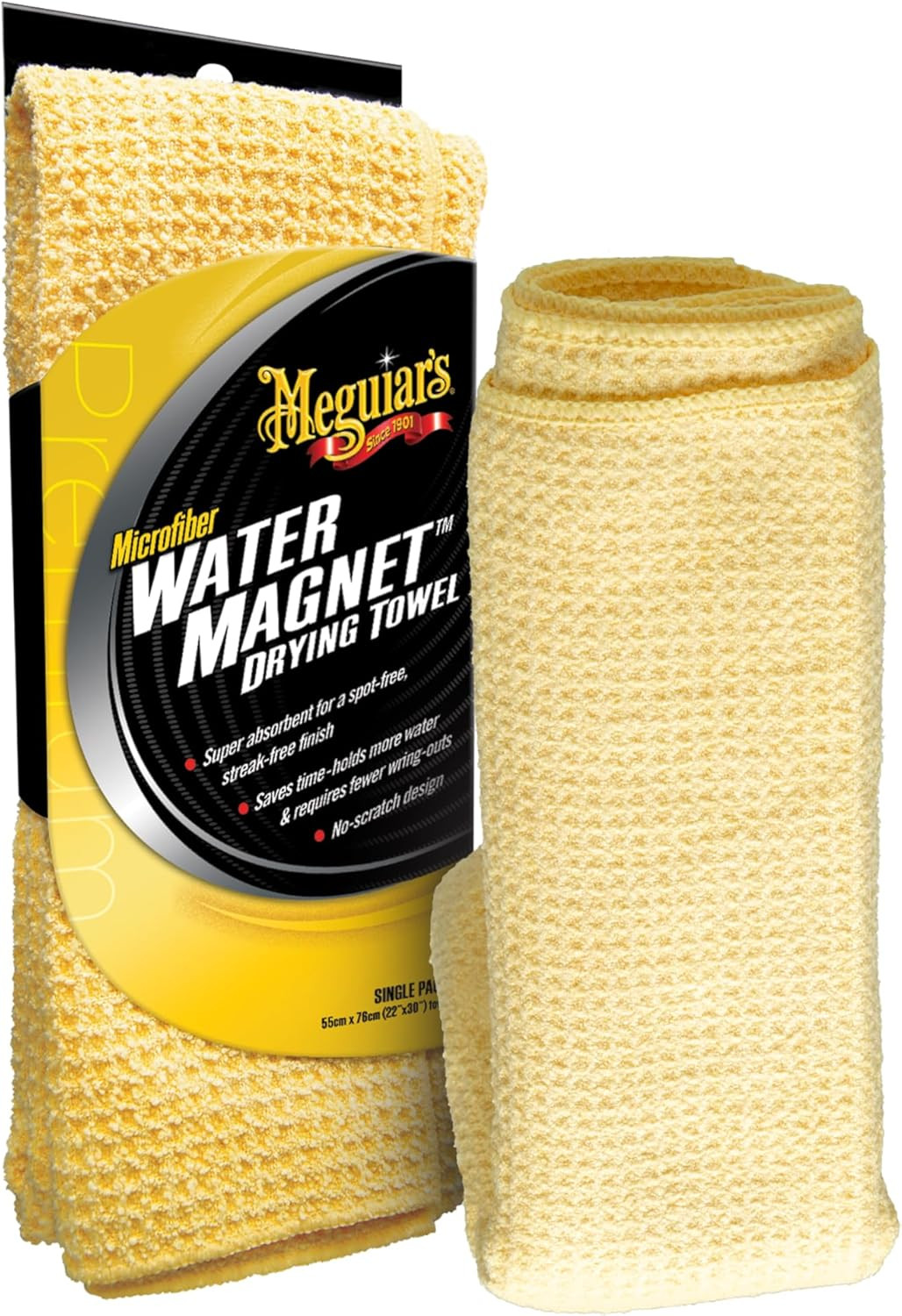 Toalla de secado de microfibra Water Magnet, lavado de autos premium