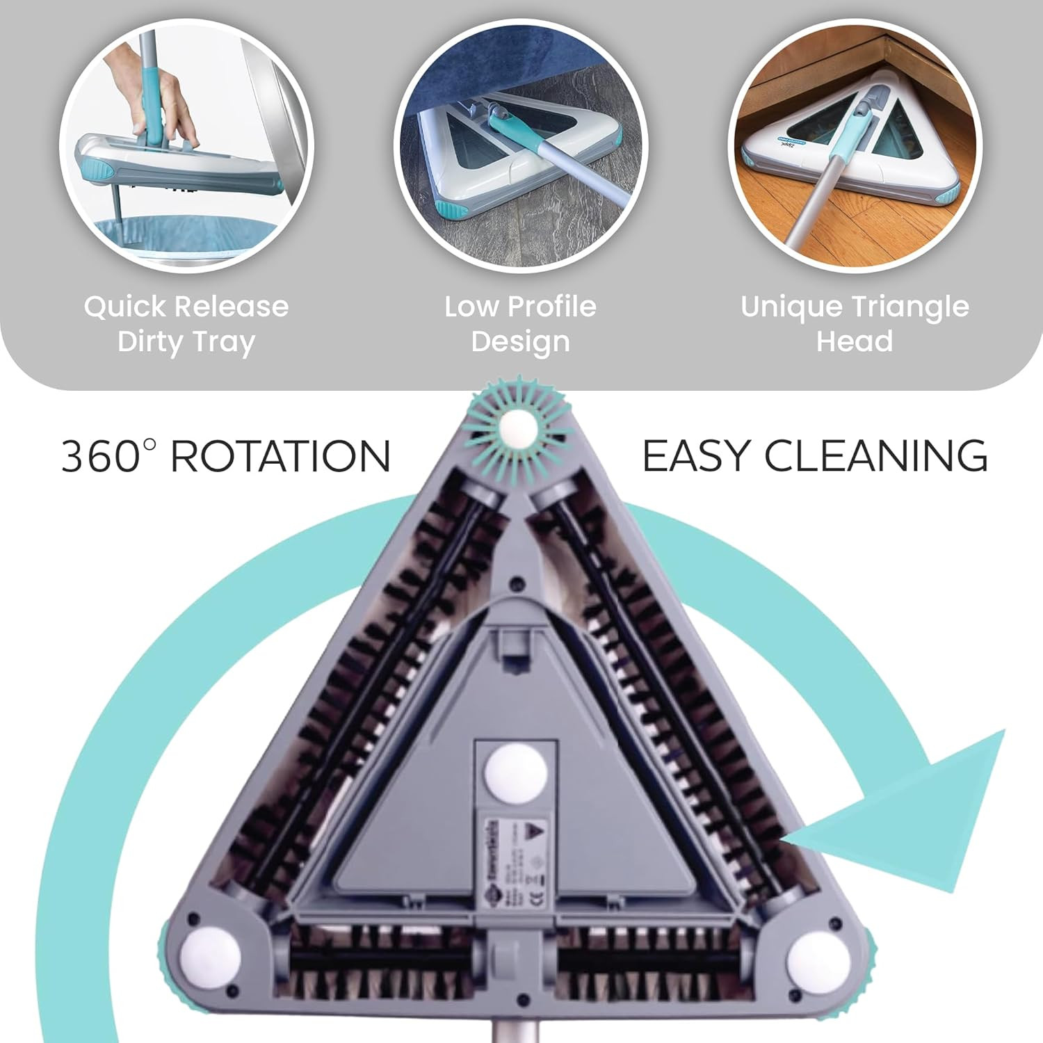 Sweeper Standard – 2026 New and Improved Lightweight Sweeper, Perfect for Short