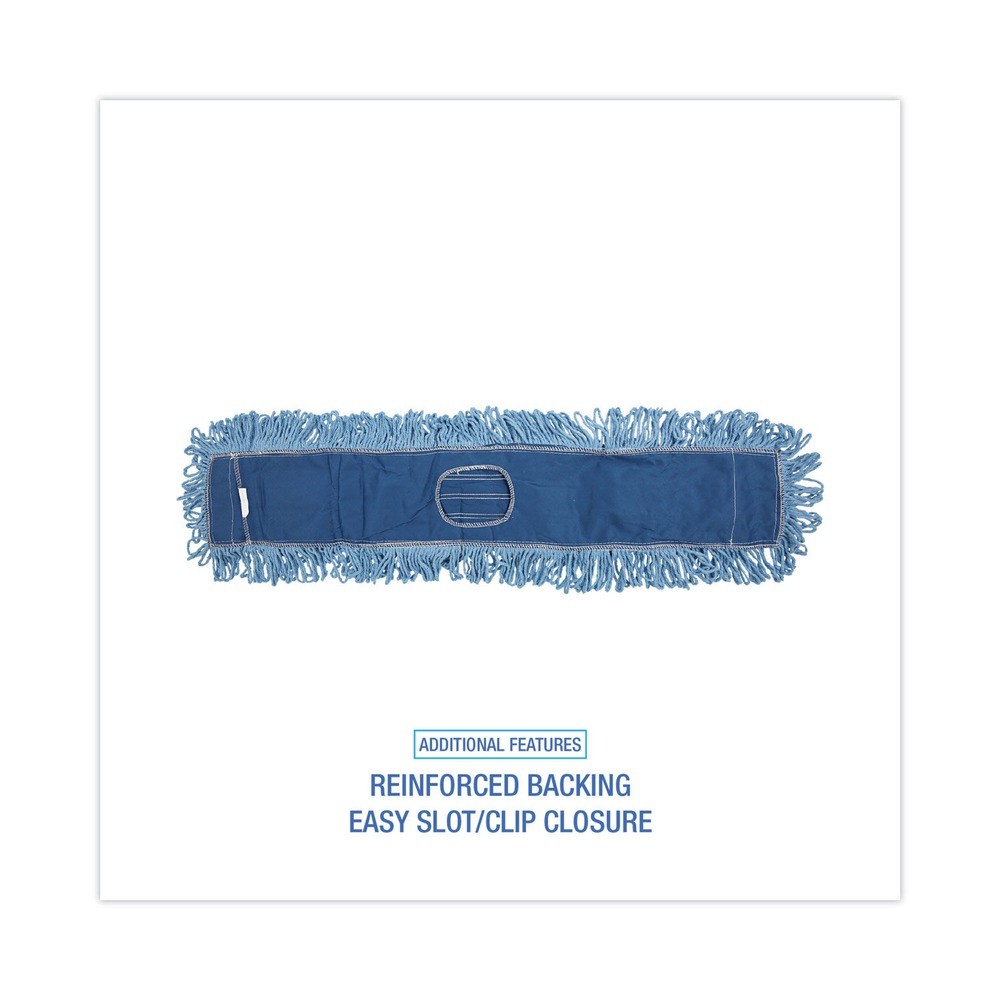 Boardwalk 1136 36″ x 5″ Looped-End Cotton/Synthetic Blend Dust Mop Head – BL New