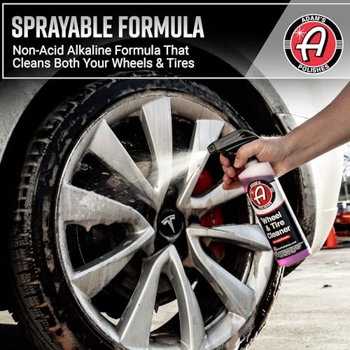 Adam’s Polishes Wheel & Tire Cleaner 16oz – Professional All in One 16 fl. oz