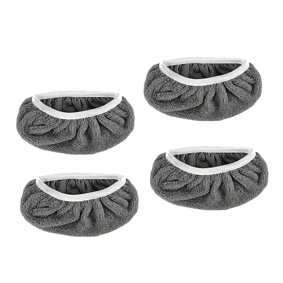 4 Reusable Mop Pads with High Water Absorption and Ultra-fine Fiber Cleaning Pad