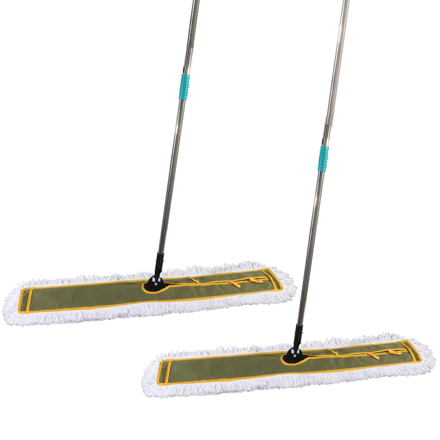 Ofo 43inch Industrial Commercial Dust Mop 2 Sets // Heavy Duty Dust Mop // 63inc