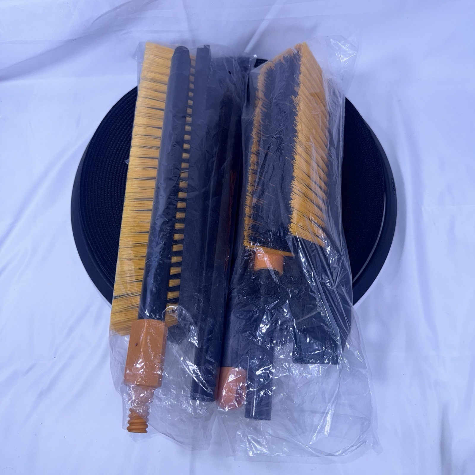 Heavy Duty Push Broom Brush for Floor Cleaning with Handle and Stiff Bristle