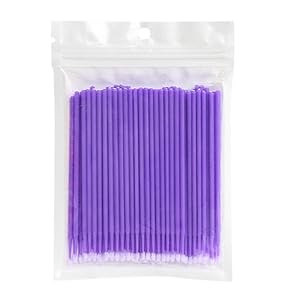 100PCS Car Touch Up Paint Brushes,Single-Use Micro Brushes for Refinishing Car