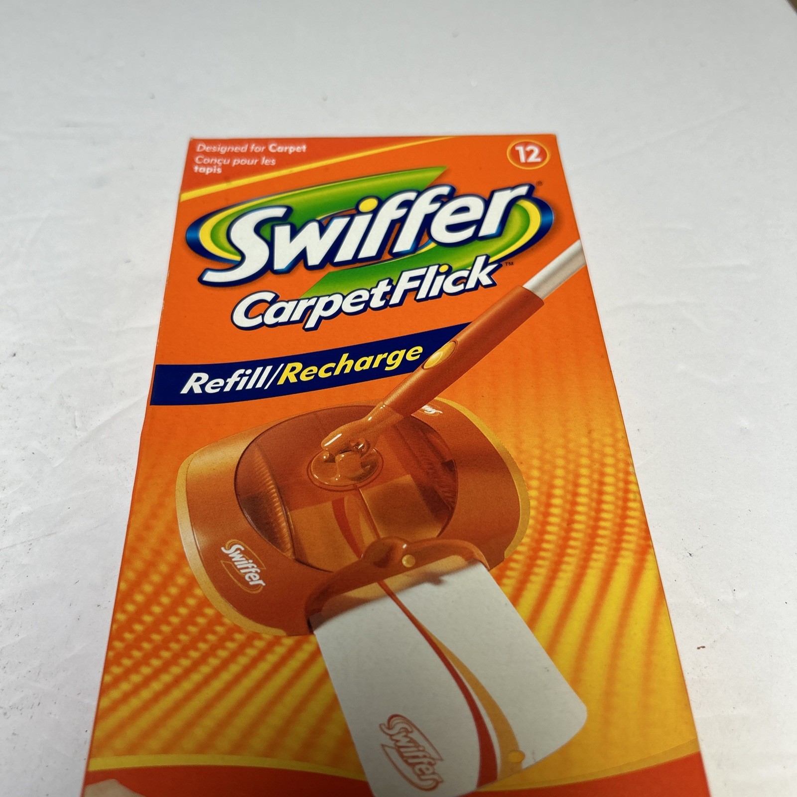 Swiffer Carpet Flick Refill Pack of 12 Cleaning Cartridges Discontinued New