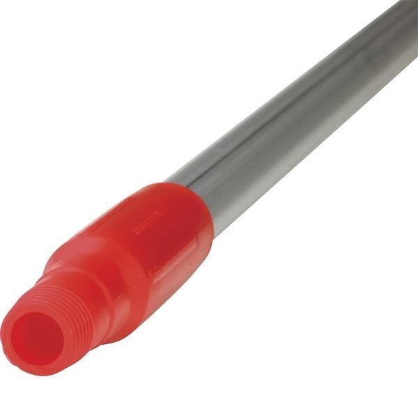 Vikan 29354 51″ Color Coded Handle, 1 1/4 In Dia, Red, Aluminum
