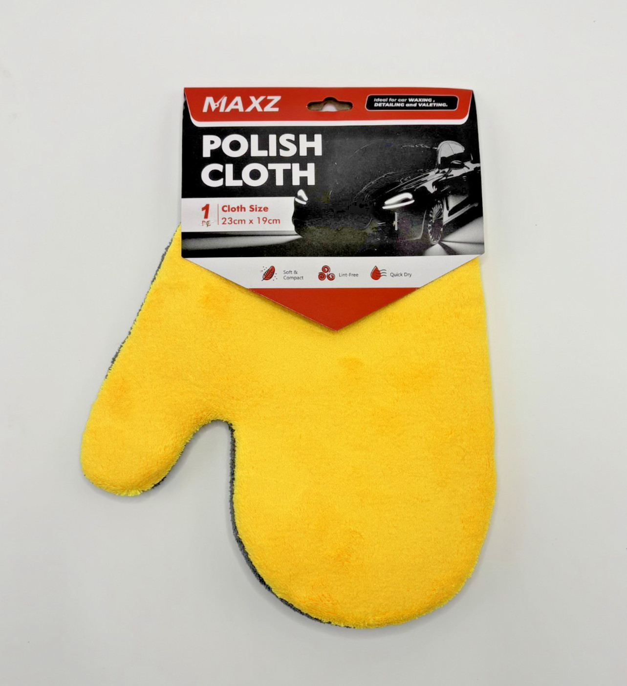 Car Care Microfiber Polish Cloth Mitt Quick Dry Detailing Glove