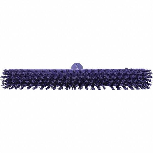 Vikan 31798 16 In Sweep Face Broom Head, Medium, Synthetic, Purple