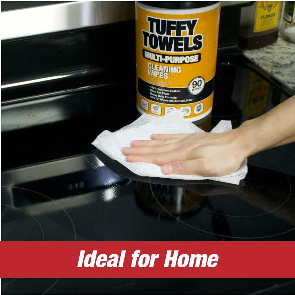 Tuffy Towels Multi-Purpose cleaning wipes, Citrus, 10 X 12 Inch, 90-Count