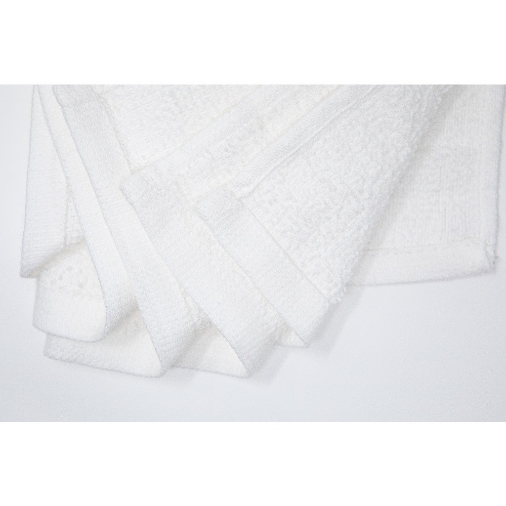100% Cotton 14″ x 17″ All Purpose Terry Towels, 18 Pack, White