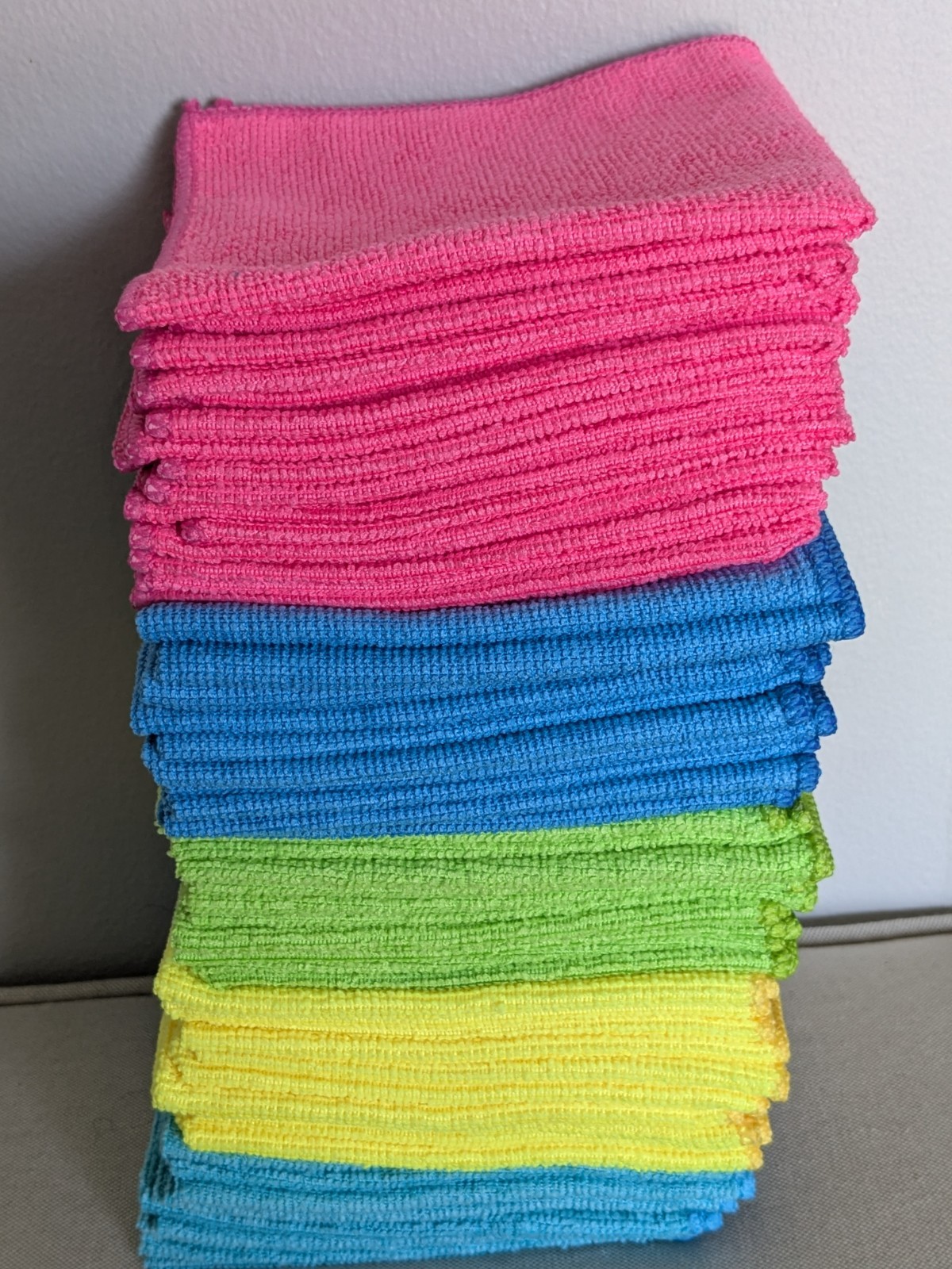 Microfiber Cleaning Cloth TowelRag Car Polishing Detailing No Scratch Set of 50