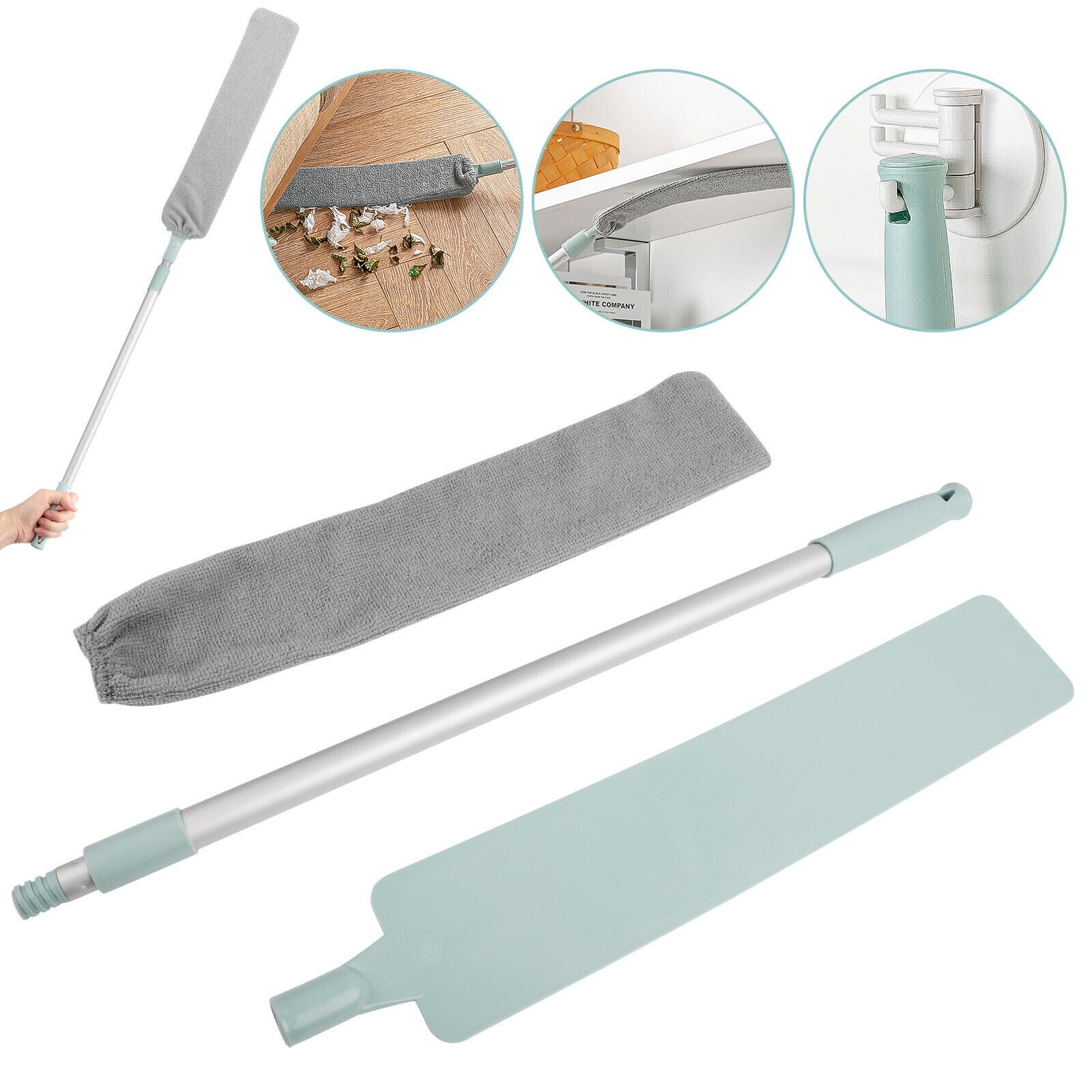 Gap Dust Cleaner Retractable Long Handle Flexible Mops Home Room For Sofa Bed US