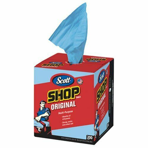 Scott 75190 200 Count Original Blue Disposable Shop Towels – Quantity 3