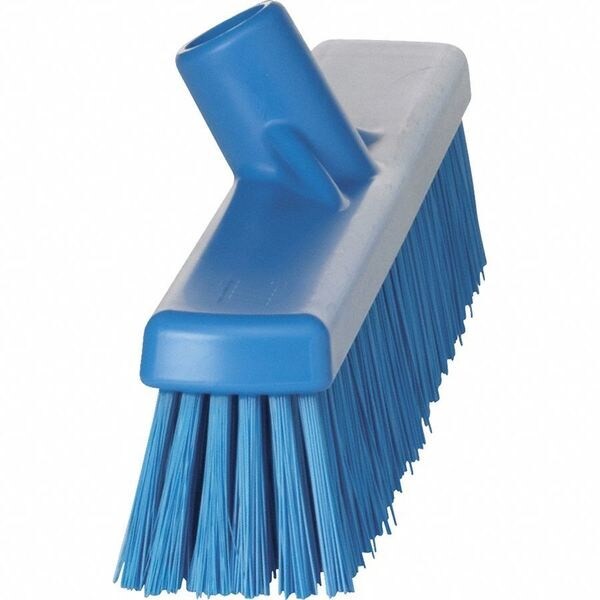 Remco 31743 16 In Sweep Face Broom Head, Soft/Stiff Combination, Synthetic, Blue