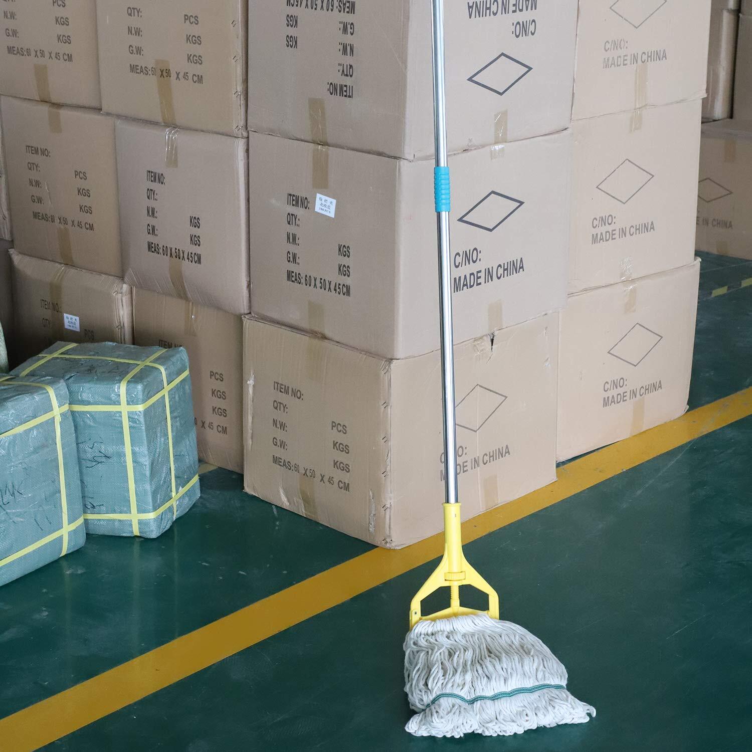 OFO Loop-End String Wet Mop, Heavy Duty Commercial Industrial Dust Mop , 67inch